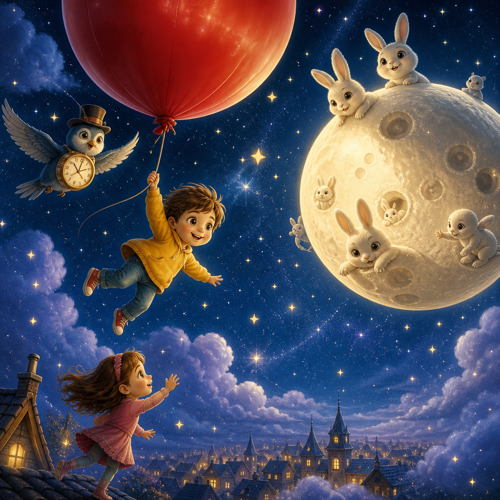 The Balloon That Flew to the Moon 표지