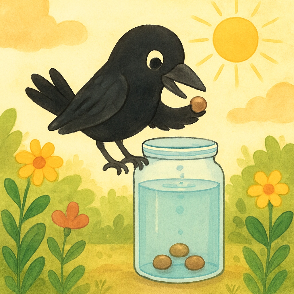 The Clever Crow and the Jar 표지
