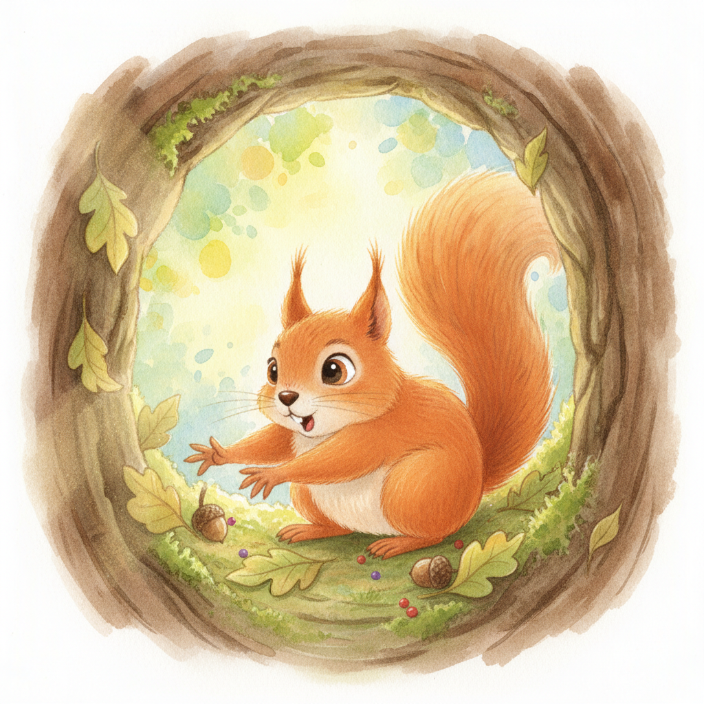 The Hungry Squirrel 표지