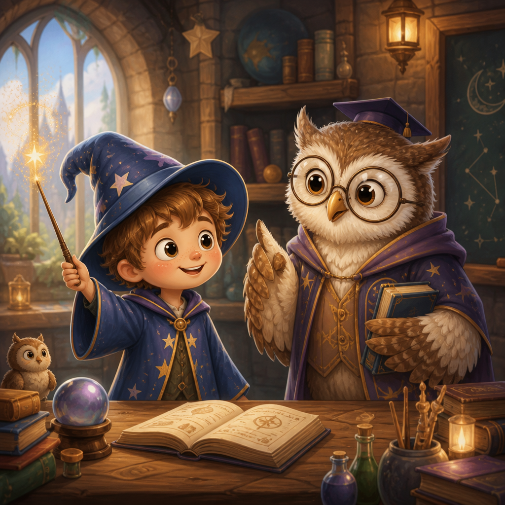 The Little Wizard's First Spell 표지
