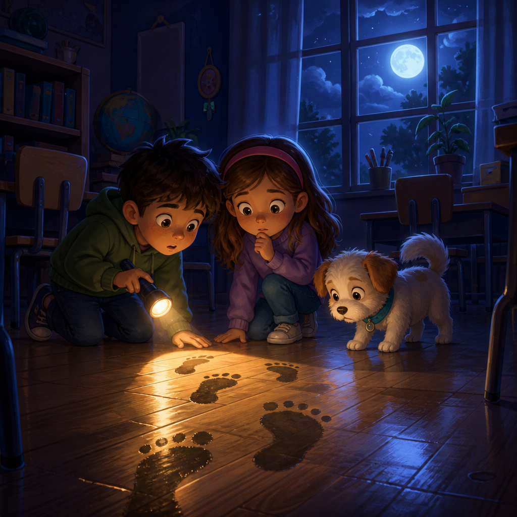 The Midnight Footprints 표지