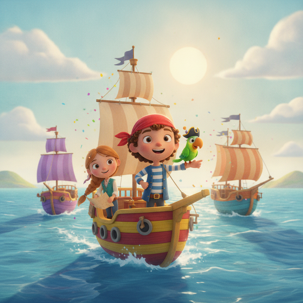 The Pirate Race 표지