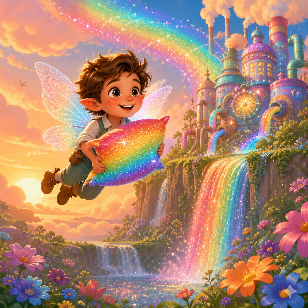 The Rainbow Pillow 표지