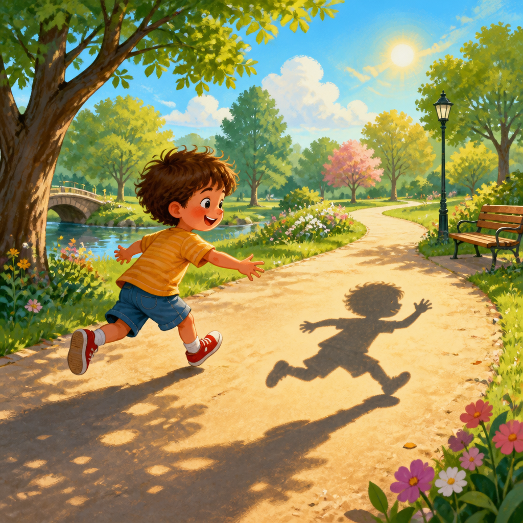 The Day My Shadow Ran Away 표지