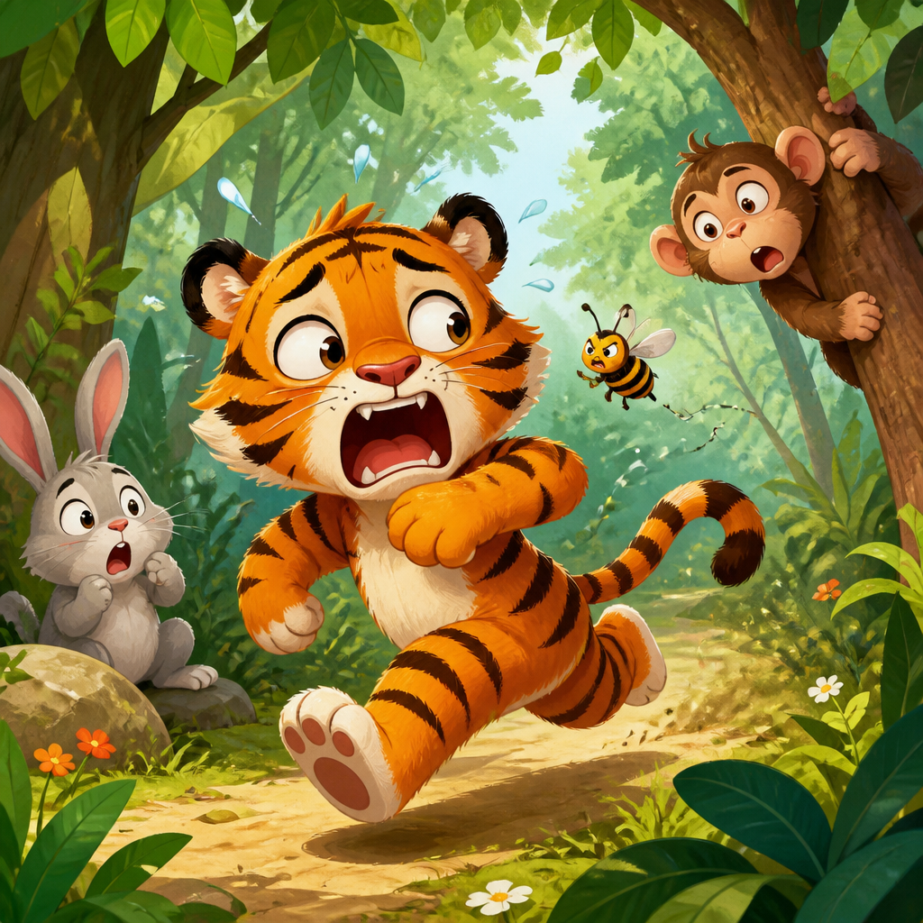 Why Is the Tiger Running? 표지