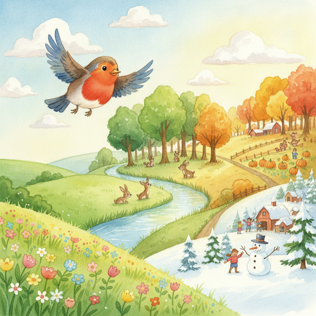 The Bird Who Saw Four Seasons 표지