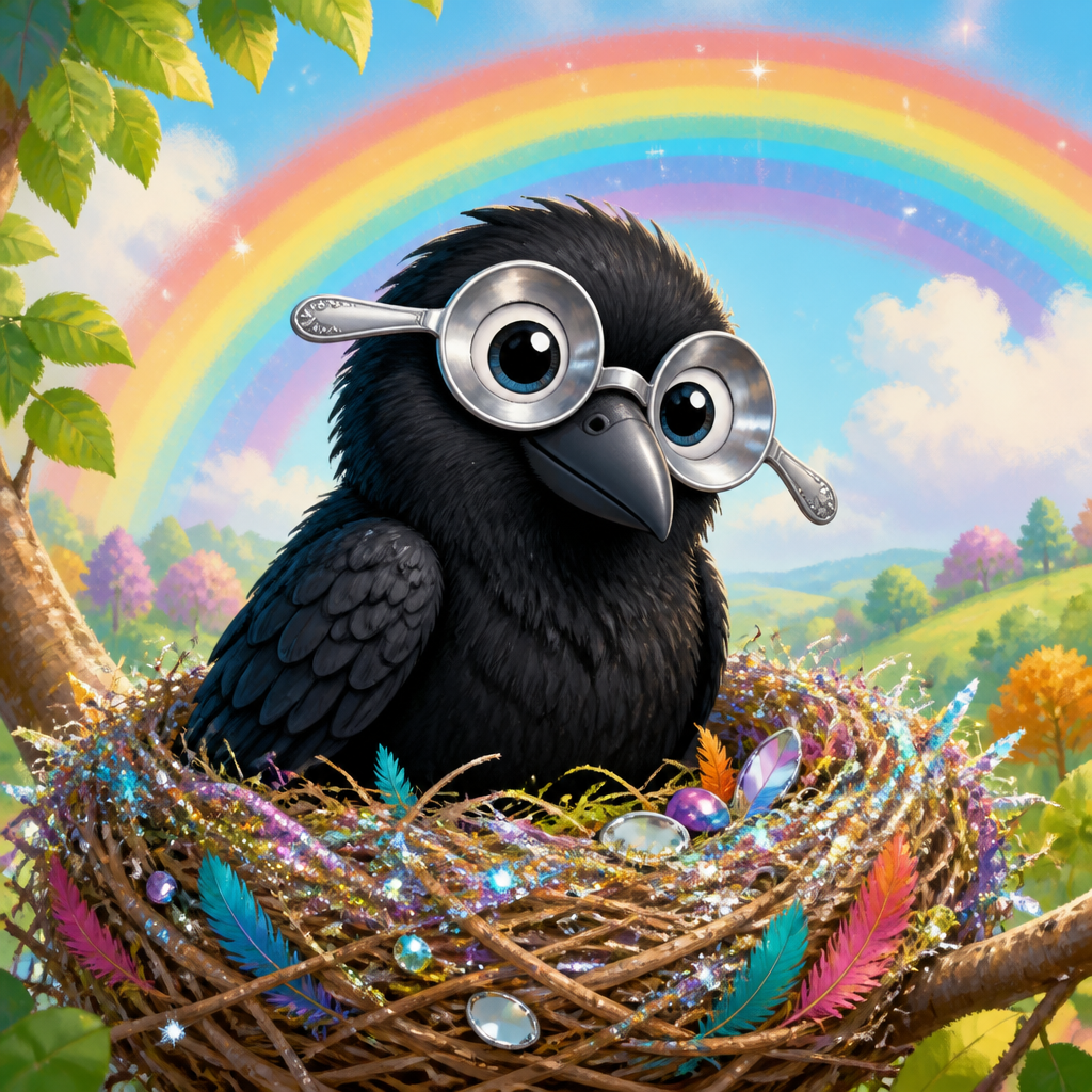 Crow Loves Shiny Things 표지