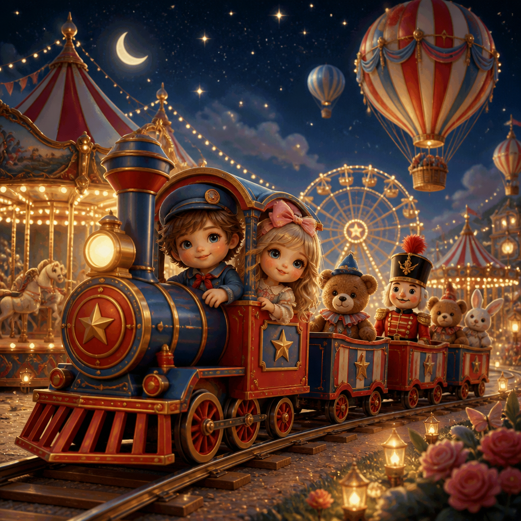 The Tiny Circus Train 표지